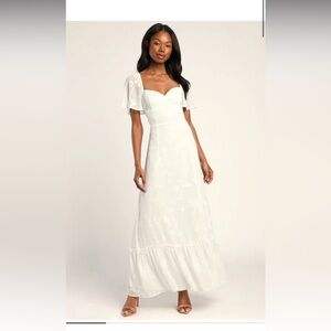 White Lulus dress